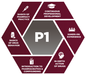 Roseman University Doctor of Pharmacy P1 Curriculum 