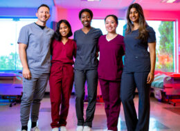 Roseman University students
