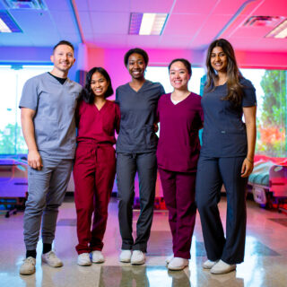 Roseman University students