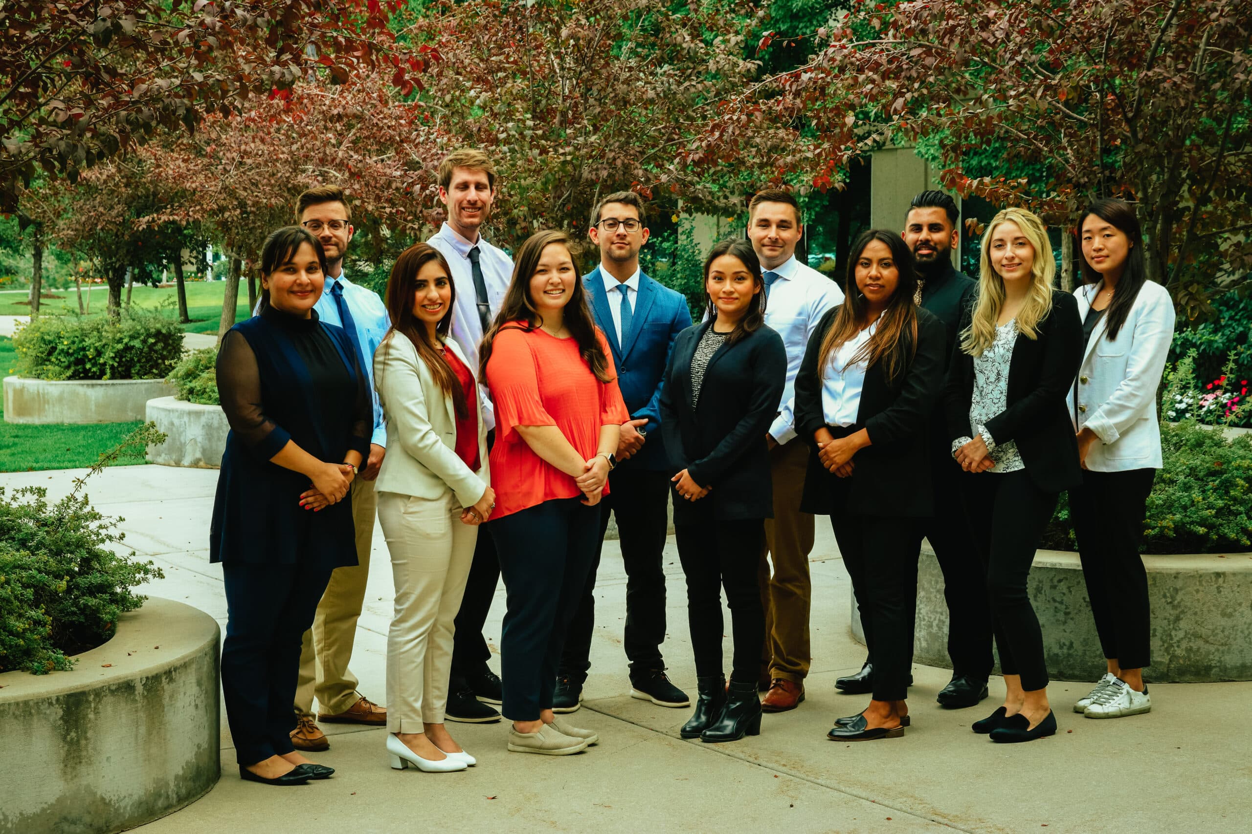 Roseman University students