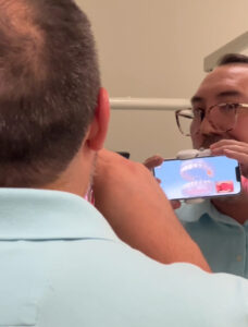 Man using Dental Monitoring
