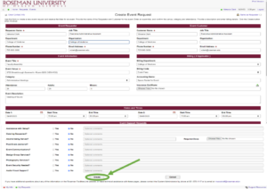 Roseman University FacilitiesLink screenshot