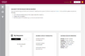 Roseman University help ticket system