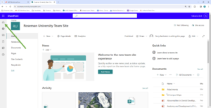 SharePoint screenshot