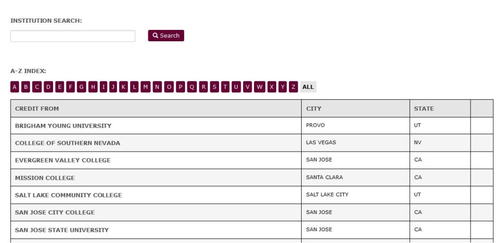 Roseman's Prerequisite Evaluation Tool screenshot