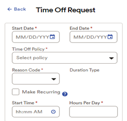 ADP time off request