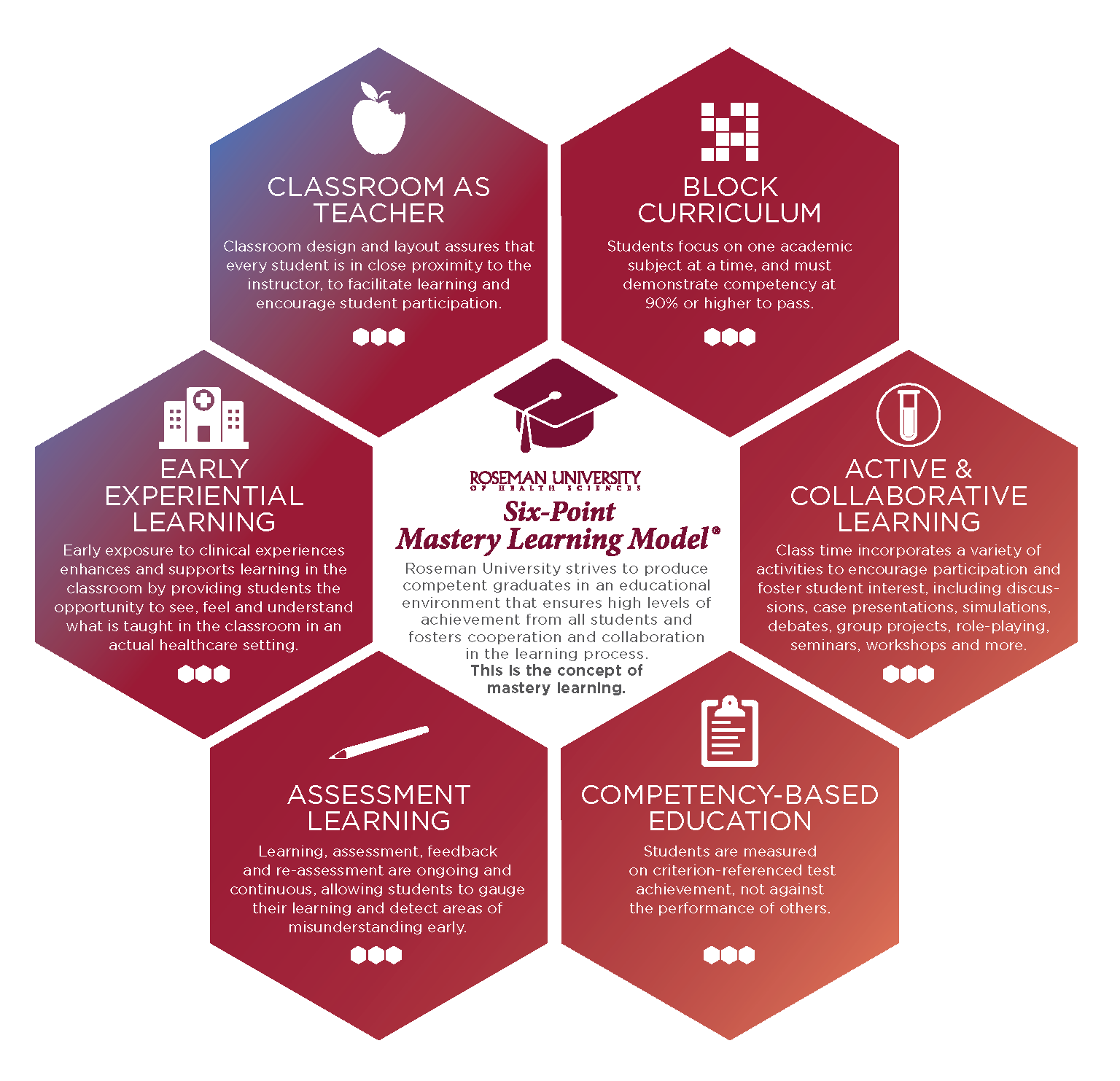 Roseman Six Point Mastery Learning Model