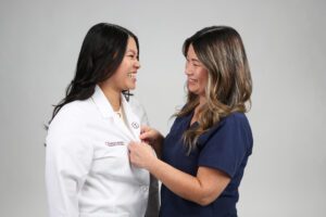 Taylor Lam, Roseman Pharmacy Student & Phuong Lam, Taylor's Mom/Pediatric Nurse