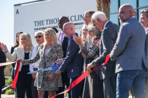Thorne clinic ribbon cutting