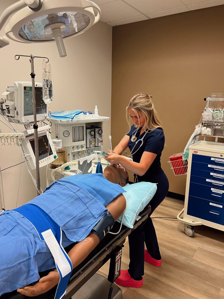 dnpna student in clinic