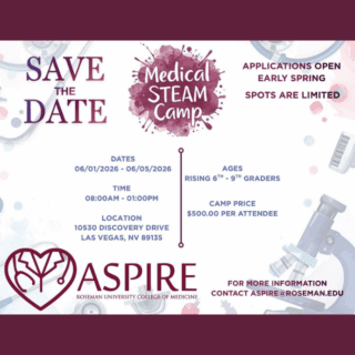 ASPIRE Medical STEAM Camp